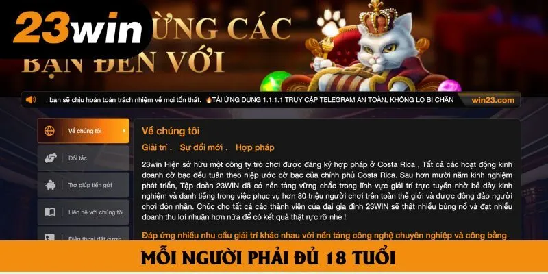 Mỗi người phải đủ 18 tuổi Mỗi người phải đủ 18 tuổi