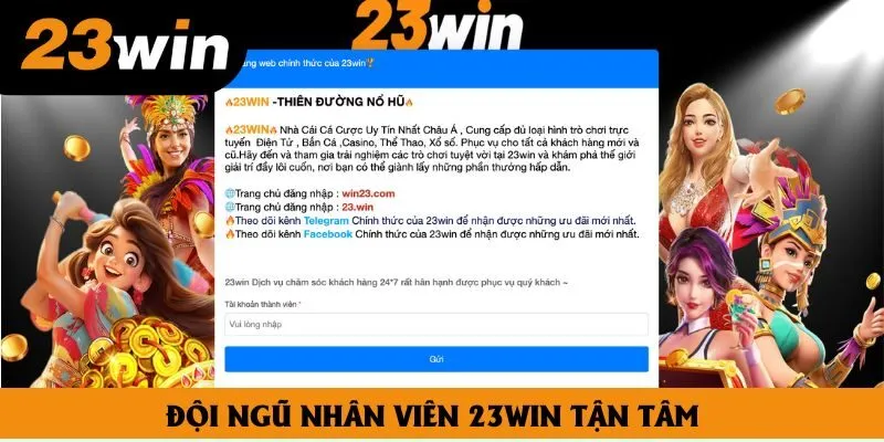 Đội ngũ nhân viên 23win tận tâm Đội ngũ nhân viên 23win tận tâm
