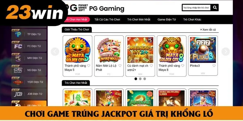 Chơi game trúng Jackpot giá trị khổng lồ Chơi game trúng Jackpot giá trị khổng lồ