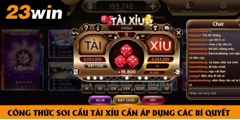 Công thức soi cầu tài xỉu cần áp dụng các bí quyết Công thức soi cầu tài xỉu cần áp dụng các bí quyết