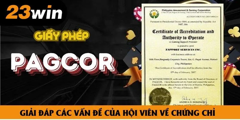 Giải đáp các vấn đề của hội viên về chứng chỉ