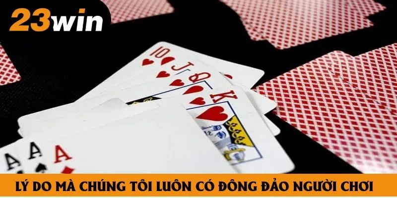 Lý do mà chúng tôi luôn có đông đảo người chơi Lý do mà chúng tôi luôn có đông đảo người chơi